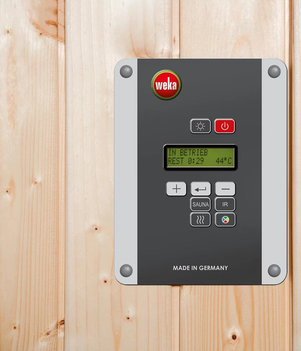 Weka Sauna Kemi Panorama Inkl. Ofen, Ca. B162/H200/T193 Cm 9 Weka Sauna Kemi Panorama Inkl. Ofen, Ca. B162/H200/T193 Cm – Bild 7