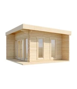 Wolff Finnhaus Gartenhaus Aalborg 70-B XL, Ca. B470/H280/470 Cm