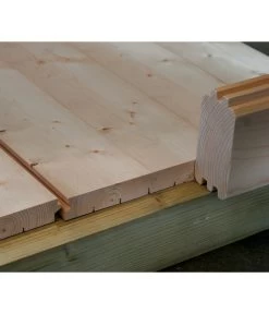 Wolff Finnhaus Gartenhaus Lappland 70-B XL, Inkl. Schlafboden, Ca. B580/H351/T670 Cm -Garten Im Freien 6931240 WE DE 003 FinnhausBBHLappland70B