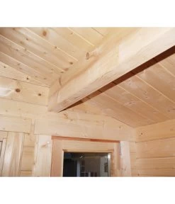 Wolff Finnhaus Gartenhaus Lappland 70-B XL, Inkl. Schlafboden, Ca. B580/H351/T670 Cm -Garten Im Freien 6931240 WE DE 004 FinnhausBBHLappland70B