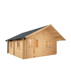 Wolff Finnhaus Gartenhaus Lappland 70-B XL, Inkl. Schlafboden, Ca. B580/H351/T670 Cm