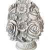Fantasieco Stein-Pfeileraufsatz Blume, Ca. Ø20/H25 Cm -Garten Im Freien 6935308 WE FS 001 FantasiecoSteinPfeileraufsatzBlumen