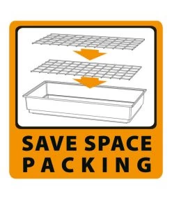 Ferplast Nagerheim Rabbit 120 Double, Grau, Ca. B118/H117/T58 Cm -Garten Im Freien 6953160 WE DE 007 FerplastNagerKRabbit120DoubleM