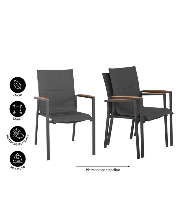 Tierra Outdoor Stapelstuhl Foxx 4 Tierra Outdoor Stapelstuhl Foxx – Bild 2