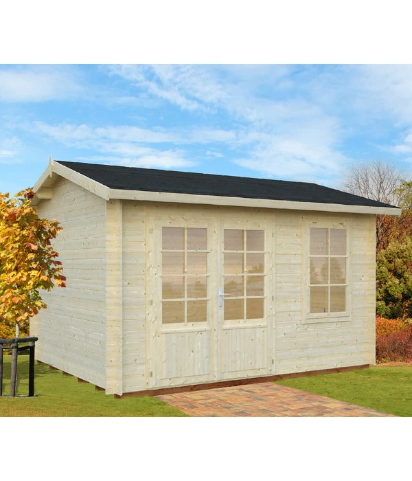 Palmako Gartenhaus Iris, Ca. B404/H249/T340 Cm 4 Palmako Gartenhaus Iris, Ca. B404/H249/T340 Cm – Bild 2