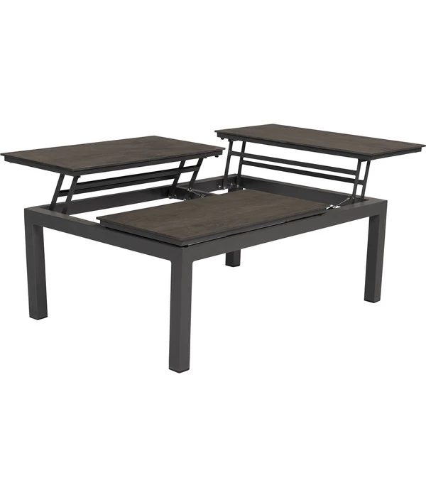 Tierra Outdoor Kaffeetisch Flip Up, Ca. B120/H46/T79 Cm 4 Tierra Outdoor Kaffeetisch Flip Up, Ca. B120/H46/T79 Cm – Bild 2