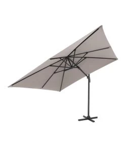 Siena Garden Ampelschirm California N+, Quadratisch, Ca. B250/T250 Cm -Garten Im Freien 6987945 WE FS 003 SienaGardenAmpelschirm250x250cmTaupe