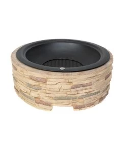 Westmann Feuerstelle, Ca. B90/H54/T90 Cm -Garten Im Freien 6992572 WE FS 002 FeuerschaleMGitter90cm