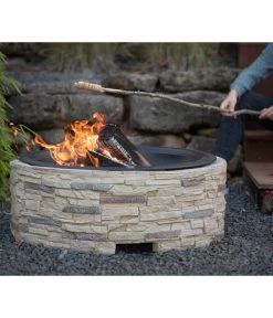 Westmann Feuerstelle, Ca. B90/H54/T90 Cm -Garten Im Freien 6992572 WE MO 002 FeuerschaleMGitter90cm