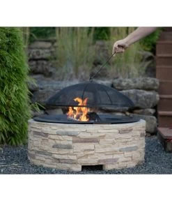 Westmann Feuerstelle, Ca. B90/H54/T90 Cm -Garten Im Freien 6992572 WE MO 003 FeuerschaleMGitter90cm