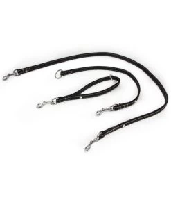 Das Lederband Universal-Hundeleine Olivvia Barcelona Black