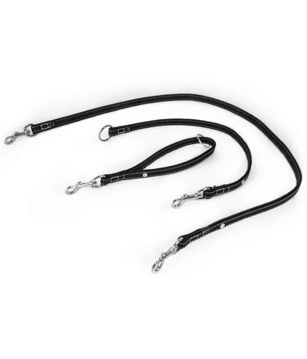 Das Lederband Universal-Hundeleine Olivvia Barcelona Black 3 Das Lederband Universal-Hundeleine Olivvia Barcelona Black