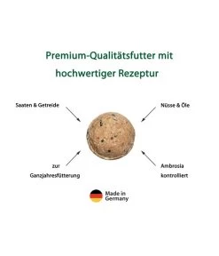 Dehner Natura Meisen-Knödel, Ohne Netz -Garten Im Freien WE DE 002 MeisenknoedelUSPGrafikStandard 1